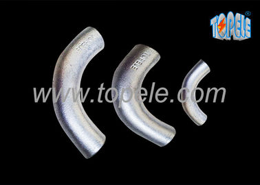 BS4568 لوله فولادی گالوانیزه کانال آهن قابل انعطاف تقاطع آرنج 20mm / 25mm