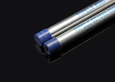BS 4568 / BS 31 لوله هارد دیپ گالوانیزه شده فلزی با انتهای پیچ خورده و کاپ