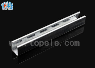 41*41mm Unistrut Channel Strut C پروفایل / کانال پشتیبانی شکاف دار