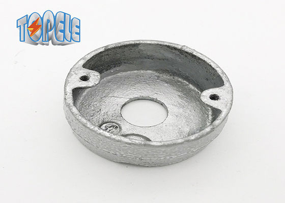 BS Gi لوله های لوله ای فیتینگ آهن نرم گرم غوطه ور شده گالوانیزه حلقه در جعبه 1- 4 Konckouts