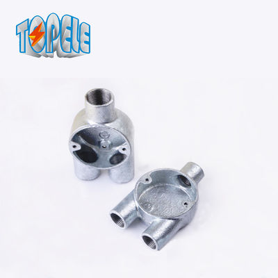جعبه اتصال الکتریکی آلومینیوم آهن انعطاف پذیر گالوانیزه 20mm 25mm
